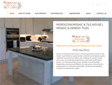 Tablet Screenshot of mosaicmorocco.com